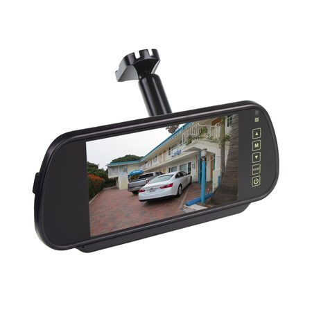 AHD monitor 7" na držák zrcátka se 2 x 4PIN vstupy