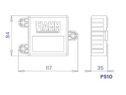 FIAMM elektronická siréna PS10 - D STADT LAND