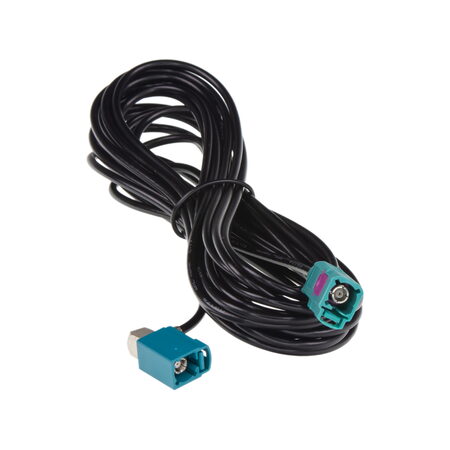 Prodlužovací kabel RG174 5m, Fakra samice/fakra samice