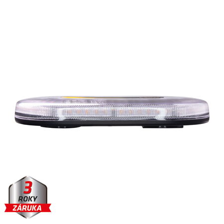 Mini LED rampa, oranžová, 48xLED, 12-24V, ECE R65, magnet