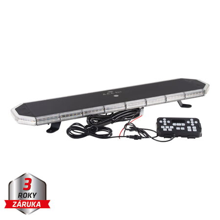 LED rampa 760mm, oranžová+bílá, 12-30V, ECE R65