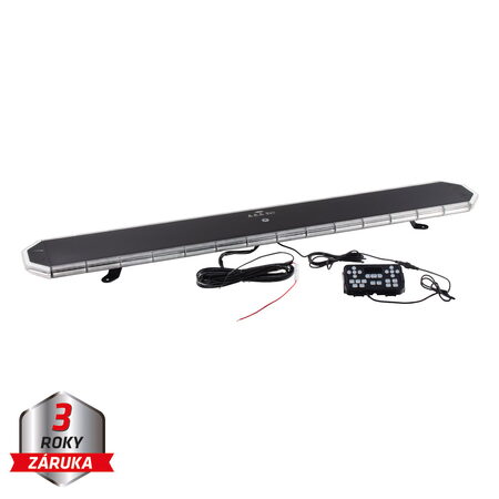 LED rampa 1240mm, oranžová+bílá, 10-30V, ECE R65