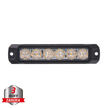 PROFI výstražné LED světlo vnější, oranžové, 12-24V, ECE R65