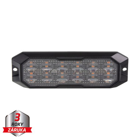 PROFI výstražné LED světlo vnější, oranžové, 12-24V, ECE R65