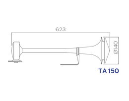 FIAMM pneumatická fanfára TA 150 623 mm