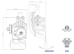 FIAMM klakson JERICHO AIR DIN connector, 24V