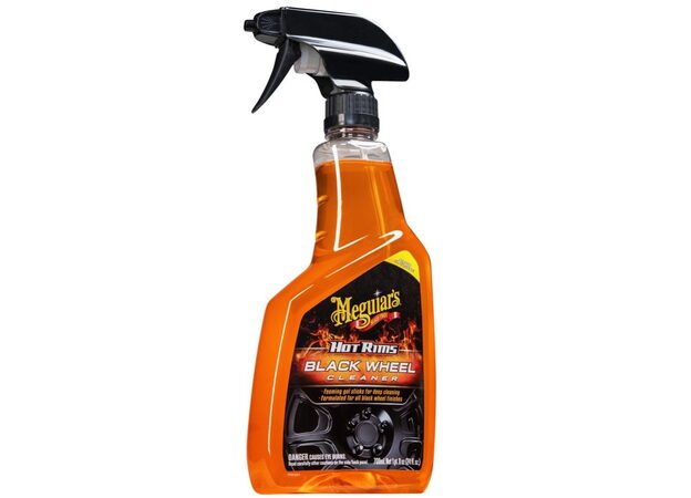 Neutrální pH čistič černých kol - Meguiars Hot Rims Black Wheel Cleaner, 709ml