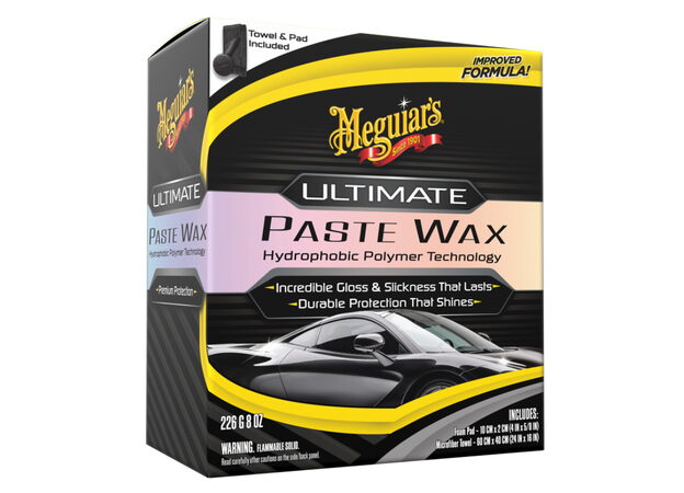 Špičkový tuhý vosk na bázi syntetických polymerů - Meguiars Ultimate Paste Wax, 226g
