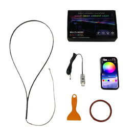 LED ambientní osvětlení RGB do USB, Bluetooth, 1,1m