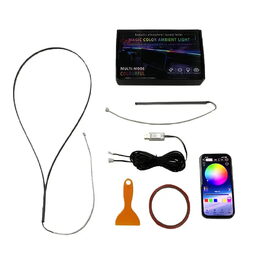 LED ambientní osvětlení RGB do USB, Bluetooth, 1,1+0,37m