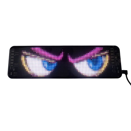 LED matrix panel "Devil eyes", 10 x 35cm