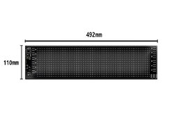 LED matrix panel "Devil eyes", 11 x 49,2cm