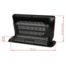 Redukce pro montáž 9" autorádia na palubní desku