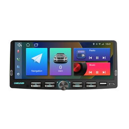 1DIN autorádio s 6,86" LCD, Android, WI-FI, GPS, CarPlay, Bluetooth, 3xUSB 1xUSB-C