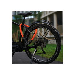 NFC bezklíčkový zámek na kolo/moto Serea Swift oranžový 100cm