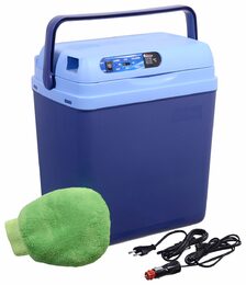 Chladící box 25litrů BLUE 220/12V displej s teplot