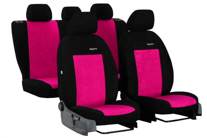 Autopotahy VOLKSWAGEN TOURAN III, 5 míst, od r. 2015, ELEGANCE růžové