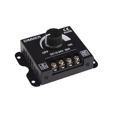 Nastavitelný stmívač pro LED 12/24V 30A