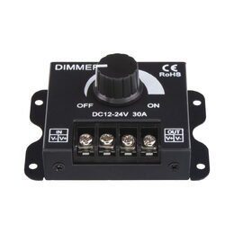 Nastavitelný stmívač pro LED 12/24V 30A