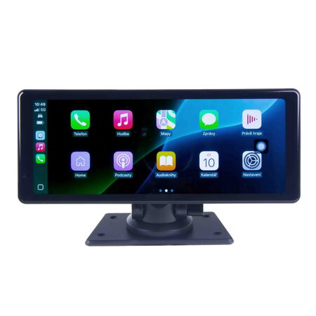 Monitor 8,1" s Apple CarPlay, Android auto, Bluetooth, micro SD, 2K DVR + kamerový vstup