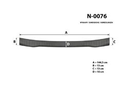 Nášlap kufru Ford Transit Custom r.v. 2023->