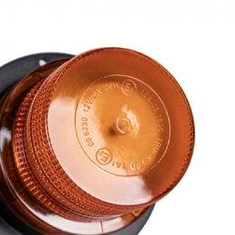 PROFI LED maják 12-24V 40x1W oranžový magnet, ECE R65 130x90 mm