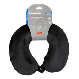 Cestovní polštář z paměťové pěny LAMPA - černý