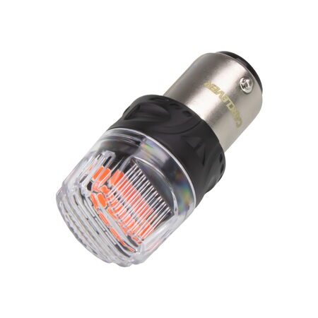 LED BAY15D červená, 12V, 16LED 2835SMD