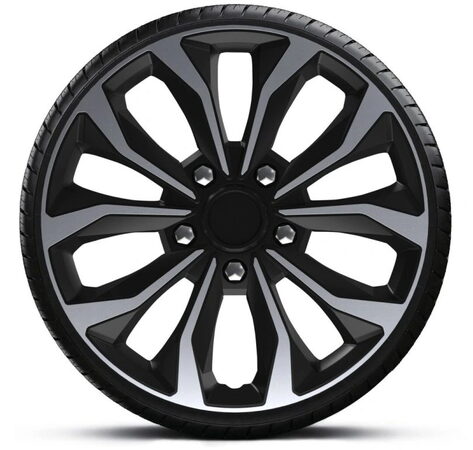 Kryty kol 16" HORNET PRO SILVER BLACK - 4 ks