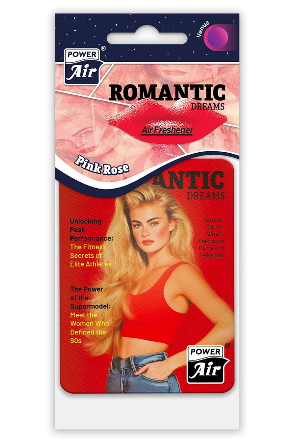 Závěsná vůně POWER AIR Romantic Dreams 1 Pink Rose