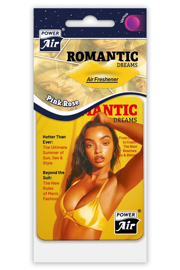 Závěsná vůně POWER AIR Romantic Dreams 4 Pink Rose