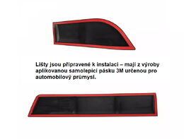 Lišty dveří Dacia Duster r.v. 2018-2022