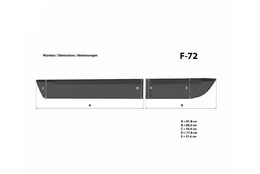Lišty dveří Dacia Duster r.v. 2018-2022