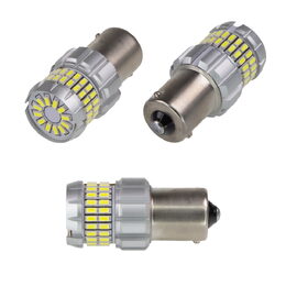 LED BAU15s bílá, 12V, 60LED/3014SMD, 360°