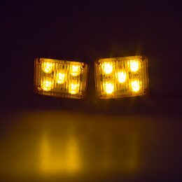 PREDATOR LED vnitřní, 12V, 10x LED 1W, oranžový