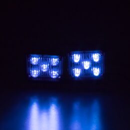 PREDATOR LED vnitřní, 12V, 10x LED 1W, modrý