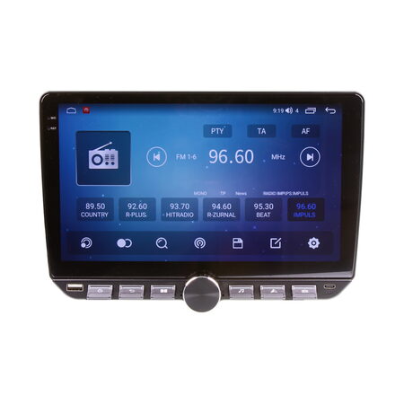 Autorádio s 10,1" LCD, Android, WI-FI, GPS, CarPlay, Bluetooth, 4G, 3x USB