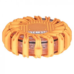 AKU LED výstražná světla 16LED, oranžová, set 6ks