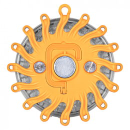 AKU LED výstražná světla 16LED, oranžová, set 6ks