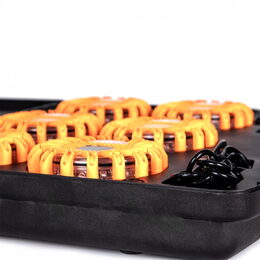 AKU LED výstražná světla 16LED, oranžová, set 6ks
