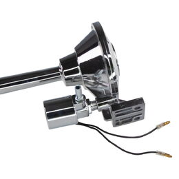 Singl-fanfára 740mm, chromová, hluboký tón bez kompresoru