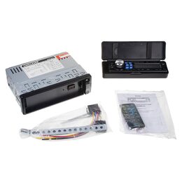 1DIN autorádio USB/SD/AUX, dálkové ovládání, odnímatelný panel