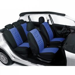 Autopotahy Classic Škoda Felicia s nedělenou zadní sedačkou, modré