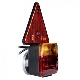 Sdružená světla s magnetem a trojúhelníky, homologace