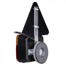 Sdružená světla s magnetem a trojúhelníky, homologace