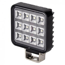 LED světlo (s vypínačem) na pracovní stroje 10-30V, 12x1W, ECE R10