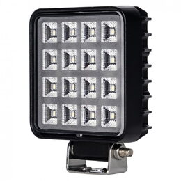 LED světlo (s vypínačem) na pracovní stroje 10-30V, 16x1W, ECE R10