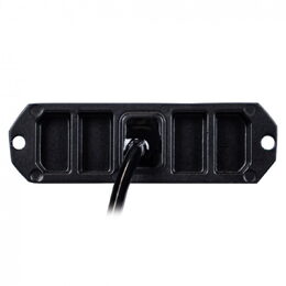 Výstražné LED světlo vnější oranžové, 12-24V 4LED 12W, ECE R65, 96x28 mm