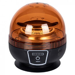 PROFI LED maják s dálkovým ovladačem 12-24V 45LED, oranžový, ECE R10, IP65