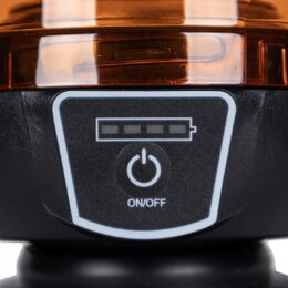 PROFI LED maják s dálkovým ovladačem 12-24V 45LED, oranžový, ECE R10, IP65